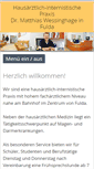 Mobile Screenshot of praxis-wessinghage.de